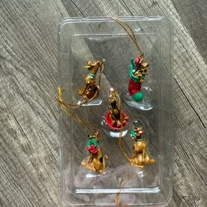 Vintage Cartoon Network Scooby-Doo Mini Ornaments Set for Christnas Tree